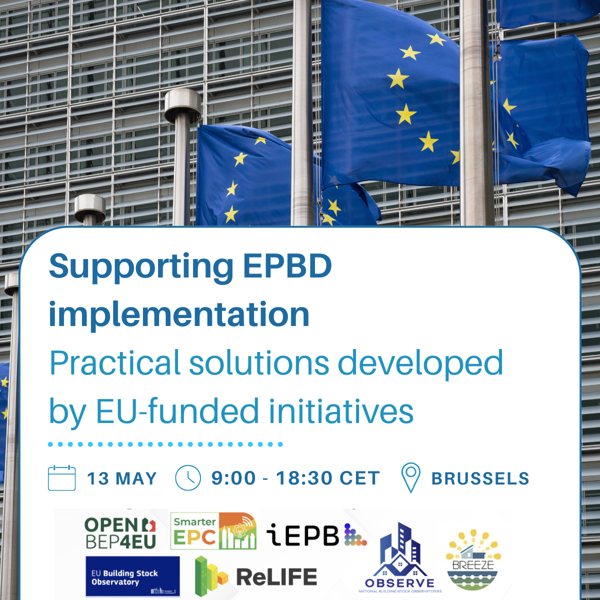EPBD Implementation Days: “Supporting EPBD implementation – Practical solutions developed by EU-funded initiatives”